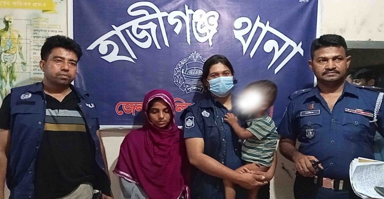 হাজীগঞ্জে ১০ হাজার পিচ ইয়াবাসহ নারী মাদক কারবারী আটক