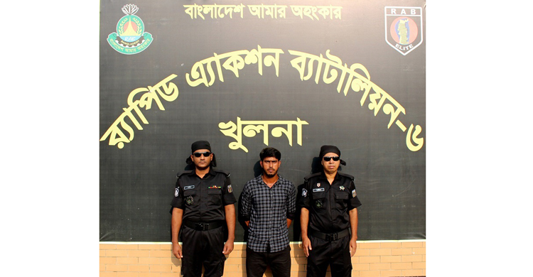 স্ত্রীর পরকীয়া প্রেমিক খুনি বাবু ঝিনাইদহে গ্রেফতার