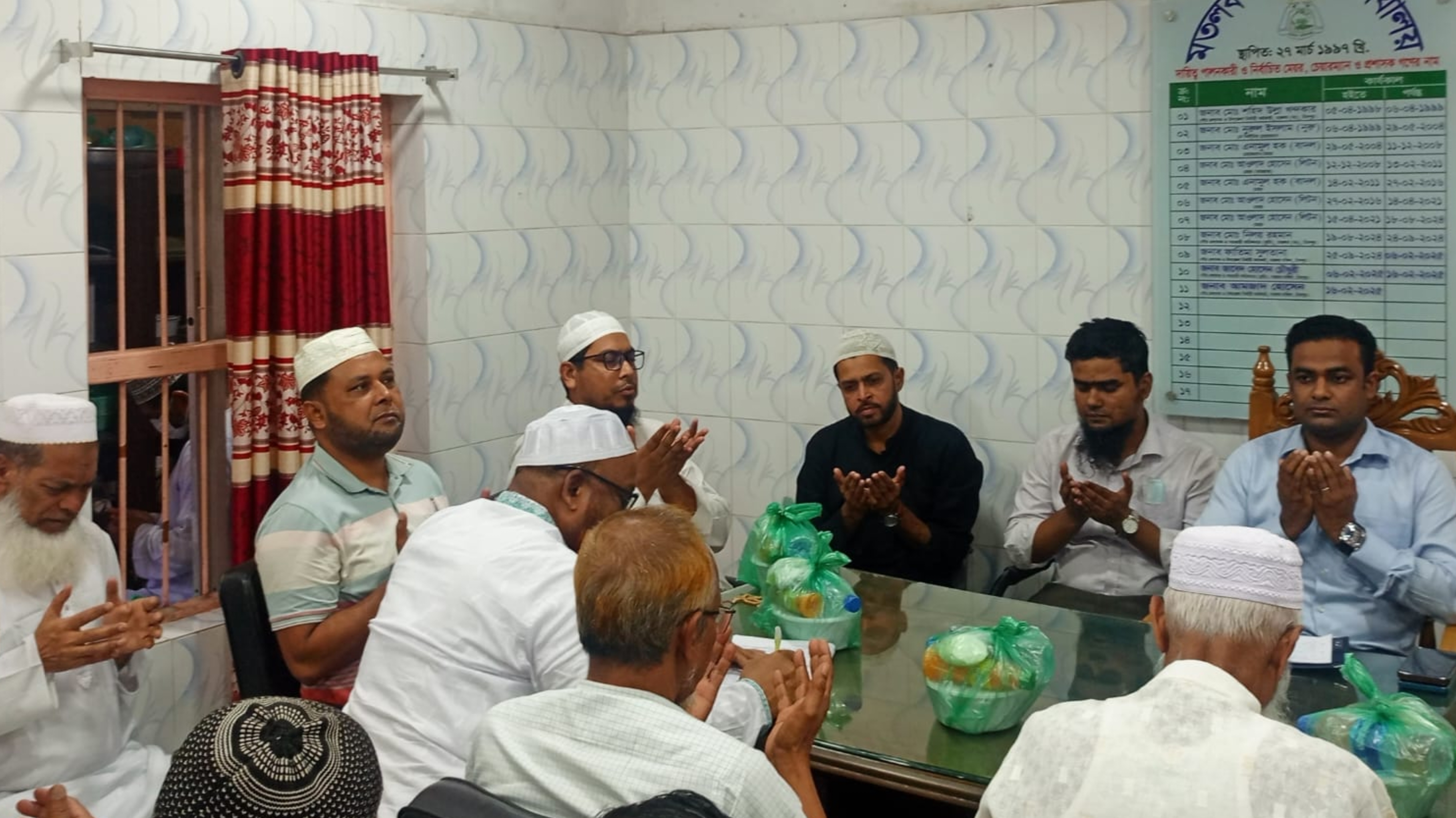 মতলবে ২৪ মসজিদের ইমাম মোয়াজ্জিন ও মসজিদ কমিটির সদস্যদের নিয়ে পৌর প্রশাসকের সভা