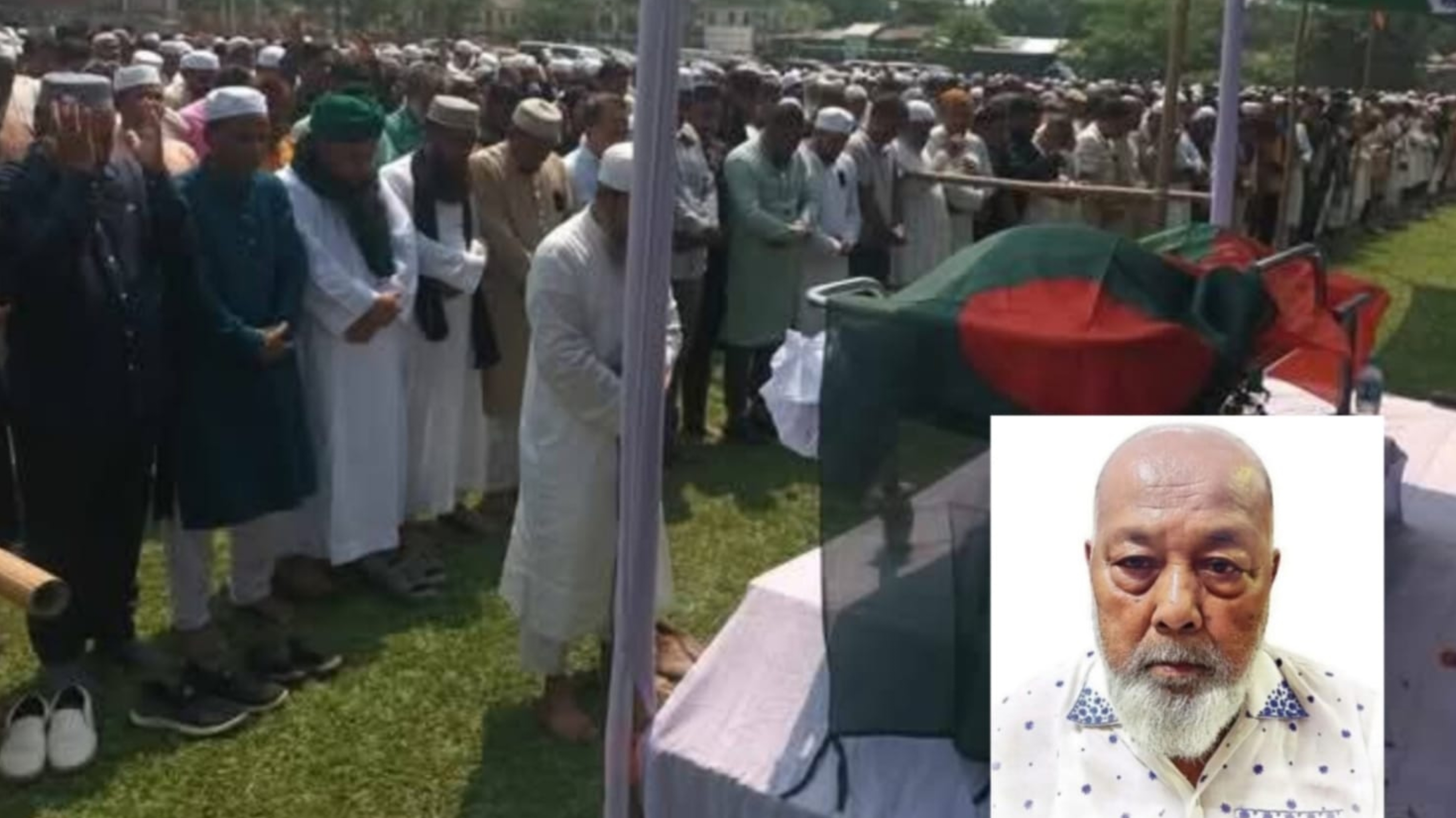 মতলব উত্তর উপজেলা বিএনপির সভাপতিকে রাষ্ট্রীয় মর্যাদায় দাফন