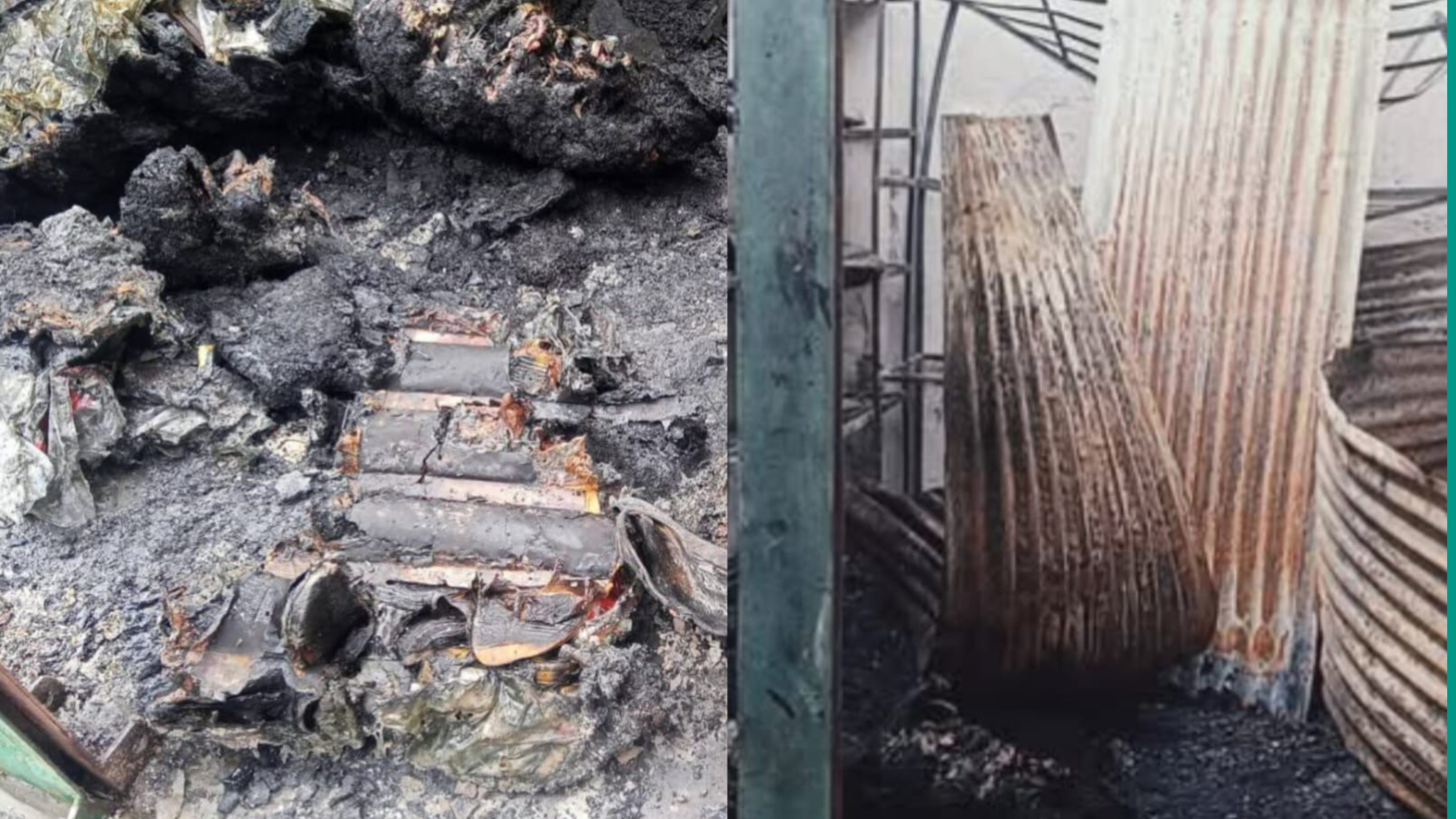 ছেংগারচর বাজারে  অগ্নিকাণ্ডে চার দোকান পুড়ে গেছে