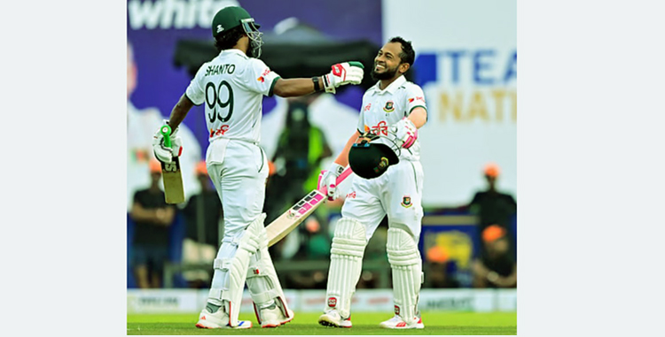 গলে মুশফিককে অনুসরণ নাজমুল শান্তর