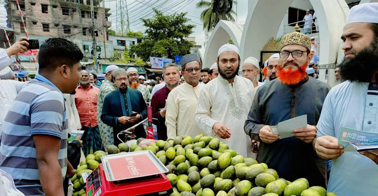 মহাসমাবেশ সফল করতে চাঁদপুর শহর জামায়াতের প্রচারণা ও লিফলেট বিতরণ