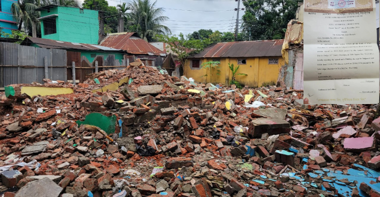 কোড়ালিয়া রোডে আদালতকে ভুল বুঝিয়ে বসতঘর উচ্ছেদ ও লুটপাটের অভিযোগ!
