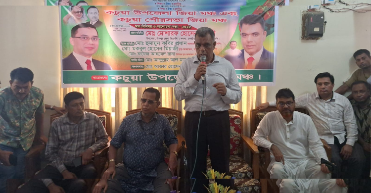 কচুয়ায় জিয়া মঞ্চের নবনির্বাচিত কমিটির পরিচিতি সভা