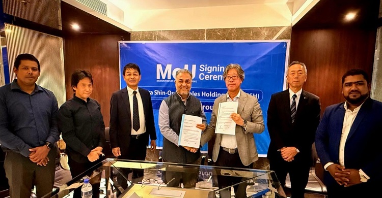ড্যাফোডিল গ্রুপের সাথে জাপানের টোয়োটা শিন-ওসাকা ইনক-এর সমঝোতা স্মারক স্বাক্ষর