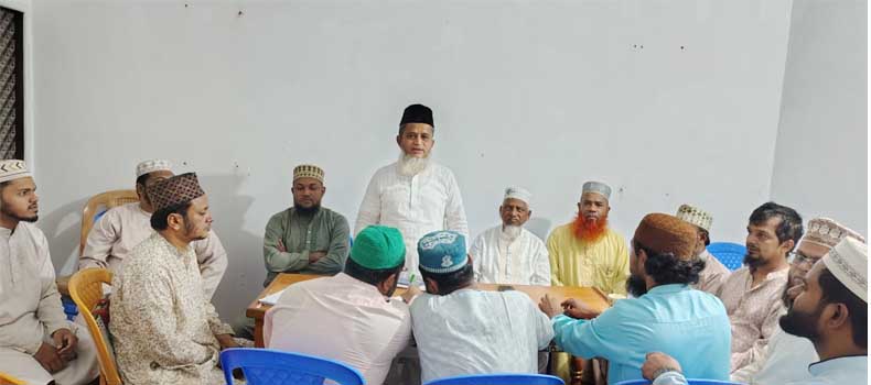 চাঁদপুর-৩ আসনে মোমবাতি মার্কার প্রার্থীর নির্বাচন পরিচালনা কমিটির মতবিনিময় সভা