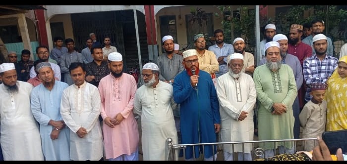 আল-আমিন একাডেমির শিক্ষক আবদুল মান্নানের জানাজা ও দাফন সম্পন্ন