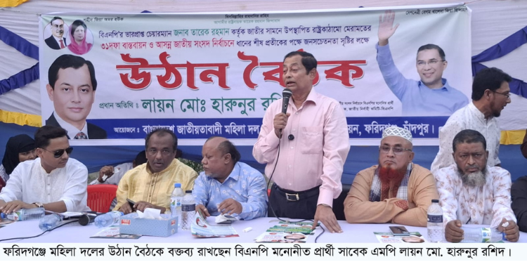 ৩১ দফা বাস্তবায়নে ধানের শীষের বিজয় নিশ্চিত করতে হবে ..........লায়ন মো. হারুনুর রশিদ