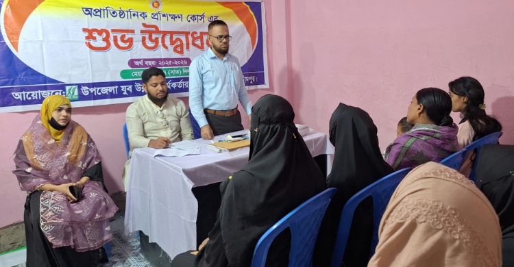 রাজিয়া পেইন্টিং বিজনেস সেন্টারে ব্লক প্রিন্টিং ট্রেনিং উদ্বোধন