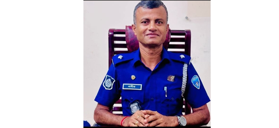 চাঁদপুরে নবাগত টিআই প্রবীর কুমার দাসের যোগদান