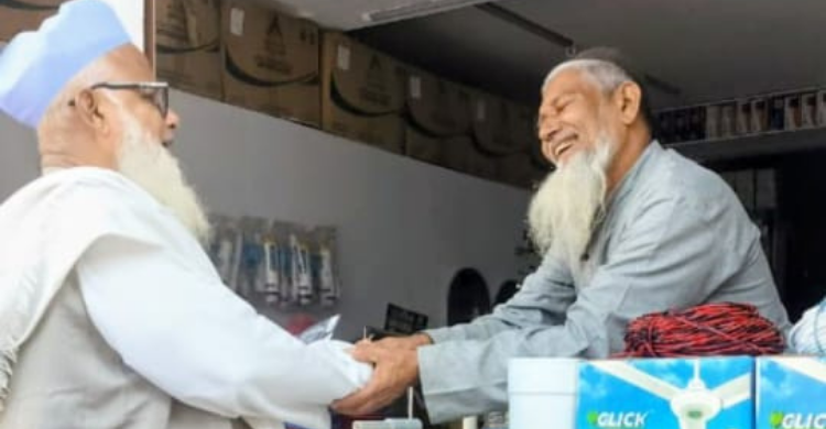 চাঁদপুর-৩ আসনে খেলাফত মজলিসের রিকশা প্রতীকের প্রার্থী মাও. লিয়াকত হোসাইনের গণসংযোগ