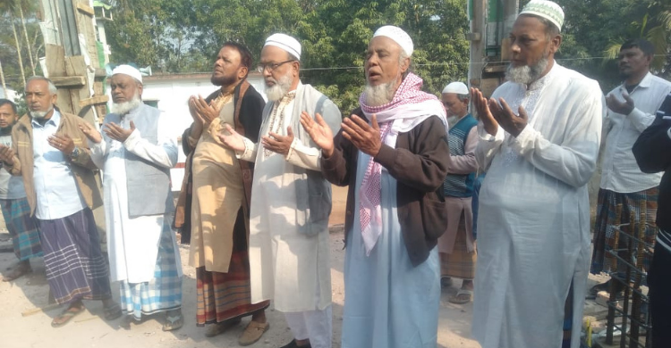 উনকিলা ইসলামিয়া হাফেজিয়া মাদরাসা ও এতিমখানার শিক্ষা-সম্প্রসারণে দ্বিতল ভবনের কাজ উদ্বোধন