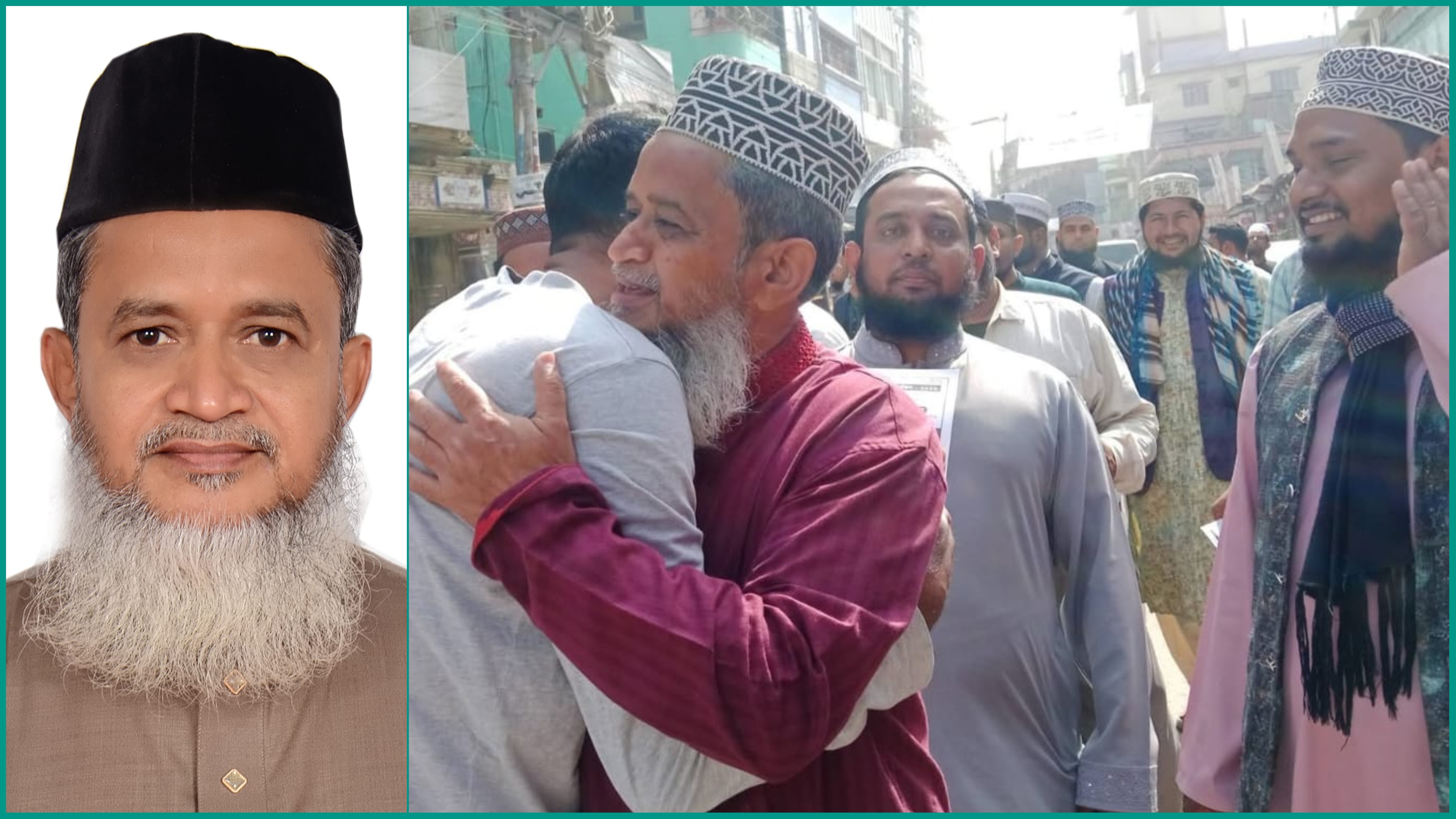 চাঁদপুর-৩ আসনে একমাত্র আলেম প্রার্থী মাওলানা আহসান উল্লাহ মোমবাতি নিয়ে মাঠ চষে বেড়াচ্ছেন