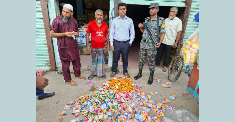 নিম্নমানের শিশু খাদ্য ও মেয়াদহীন পণ্য বিক্রির দায়ে ৪ প্রতিষ্ঠানে ৩৮ হাজার টাকা জরিমানা