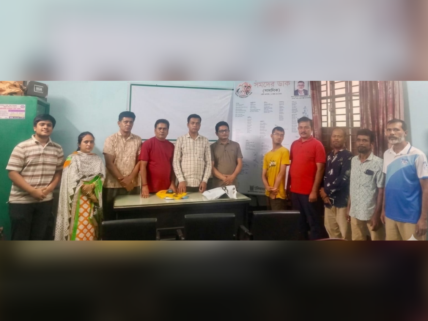 চাঁদপুর লেখক পরিষদের 'সময়ের ডাক' দেয়ালিকার পাঠ পর্যালোচনা