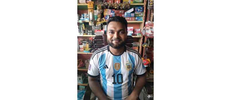 বিশ্বকাপ ঘিরে আর্জেন্টিনার প্রতি ভালোবাসা, ফুটবলপ্রেমীদের শুভেচ্ছা জানালেন ব্যবসায়ী আব্দুল্লাহ আরমান