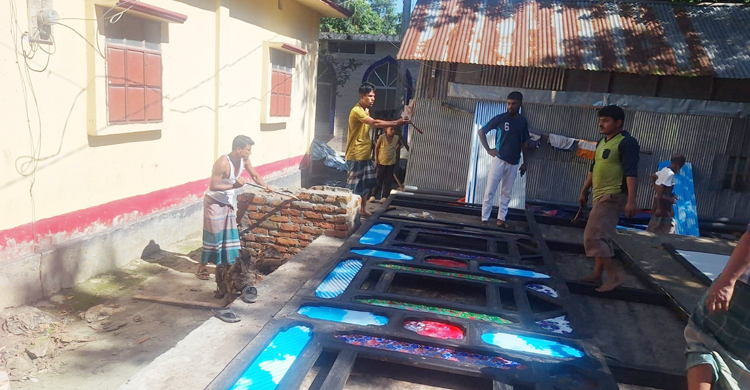 কচুয়ায় আদালতের আদেশ অমান্য করে জোরপূর্বক ঘর নির্মাণের অভিযোগ