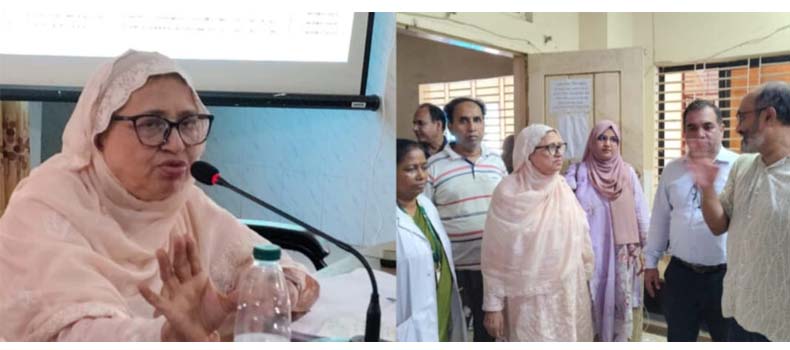 মতলব দক্ষিণে হাসপাতাল ব্যবস্থাপনা কমিটির সমন্বয় সভায় রাশেদা বেগম হীরা এমপি