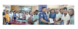 মতলব উত্তরে বিএনপির মিছিলে হামলার ঘটনায় ইউএনও ও ওসিকে যুবদলের স্মারকলিপি
