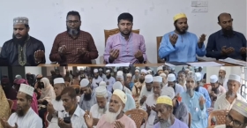 ফরিদগঞ্জে নুরুল ইসলাম বাবুলের জন্যে বিশেষ দোয়া