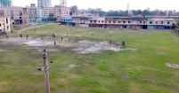 চাঁদপুর আউটার স্টেডিয়ামে ড্রেন নির্মাণ শেষ হলেও খেলাধুলায় স্বাচ্ছন্দ্য ফেরেনি