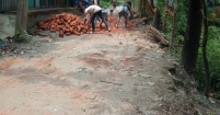 বিএনপি নেতা সিদ্দিকুর রহমানের অর্থায়নে  রাজারগাঁওয়ের বিভিন্ন রাস্তা সংস্কার