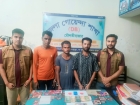 কুলাউড়ায় মাদক ও মাদক বিক্রির টাকাসহ আটক ৩