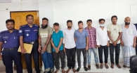 মেঘনায় জাহাজভর্তি চিনি চোরাচালান রুখে দিলো নৌ পুলিশ।। আটক ৮