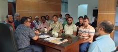 মতলব দক্ষিণে চিকিৎসা সেবার মানোন্নয়নে  সাংবাদিকদের সাথে  স্বাস্থ্য কর্মকর্তার মতবিনিময়