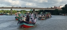 ঈদে মিলাদুন্নবী (দ.) উপলক্ষে চাঁদপুরে নদীপথে জশনে জুলুছ