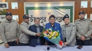 চাঁদপুর প্রেসক্লাব সভাপতি ও সাধারণ সম্পাদককে মাদকদ্রব্য নিয়ন্ত্রণ অধিদপ্তরের ফুলেল শুভেচ্ছা