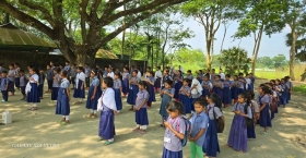 শিশু শ্রেণীর ‘শিশুবরণ উৎসব’