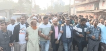 ফরিদগঞ্জ পৌরসভার ৮নং ওয়ার্ডে ধানের শীষের সমর্থনে মিছিল