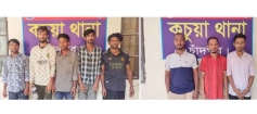 কচুয়ায় পুলিশের বিশেষ অভিযানে ইয়াবা ও গাঁজাসহ গ্রেপ্তার ৮