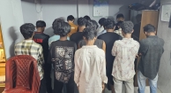 শাহরাস্তিতে  ১৬ শিক্ষার্থীকে আটক করেছে পুলিশ