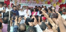প্রধানমন্ত্রীকে অভিনন্দন জানিয়ে শাহরাস্তিতে বর্ণাঢ্য র্যালি