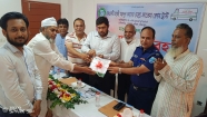 মতলব থানায় লাশ বাহী গাড়ী কিনতে কেএফটি ট্রাস্টের অর্থ প্রদান