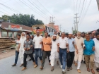 নিষিদ্ধ আওয়ামী লীগের কার্যক্রম নিষ্ক্রিয়ের দাবিতে বাবুরহাটে বিএনপির বিক্ষোভ মিছিল