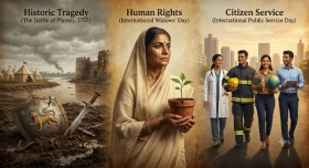 পলাশীর ক্রন্দন, বিধবার অধিকার ও জনসেবার মহোৎসব: এক তারিখের তিন ক্যানভাস!
