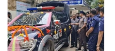 রাজকীয় বিদায় পেলেন পুলিশ কনস্টেবল জাকির হোসেন