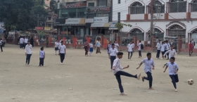 খেলাধুলায় হাসান আলী হাই স্কুল মাঠে ফিরেছে প্রাণচাঞ্চল্য