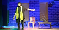 চাঁদপুরে এই প্রথম ‘পুনর্জন্ম’ নাটকে গোবিন্দ মন্ডলের একক অভিনয়ে মুগ্ধ দর্শক
