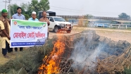 শাহরাস্তিতে ডাকাতিয়া নদীতে অভিযান