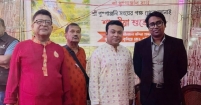 পুষ্পাঞ্জলি সংঘের পূজামণ্ডপ পরিদর্শন করলেন সিভিল জজ শুভ ইসলাম