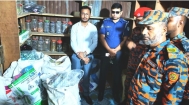 হাজীগঞ্জে বিপুল পরিমাণ কারেন্ট জাল, রিং জাল ও আতশবাজি জব্দ, গুদাম সিলগালা