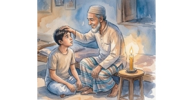 সুবহানের বাবার শাসন ও একটি মোমবাতি