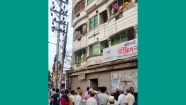 নিউ ট্রাক রোডের ঝুঁকিপূর্ণ আরএস টাওয়ার পরিদর্শন : শিগগিরই সিদ্ধান্ত পৌর কর্তৃপক্ষের