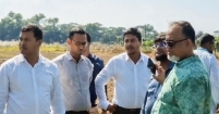 চাঁদপুরে ইপিজেড ও সৌরবিদ্যুৎ প্রকল্পের সম্ভাব্য স্থান পরিদর্শনে বেপজা