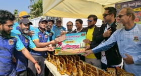 ফ্রাইডে ক্রিকেট টুর্নামেন্টের ৩য় আসরে চ্যাম্পিয়ন চাঁদপুর টাইটান্স